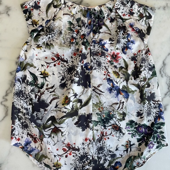 Rebecca Taylor Silk Floral Top - Picture 6 of 14